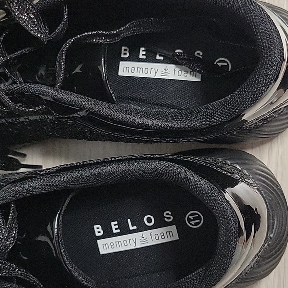 Women's 11 black sequin shoes - Picture 5 of 7